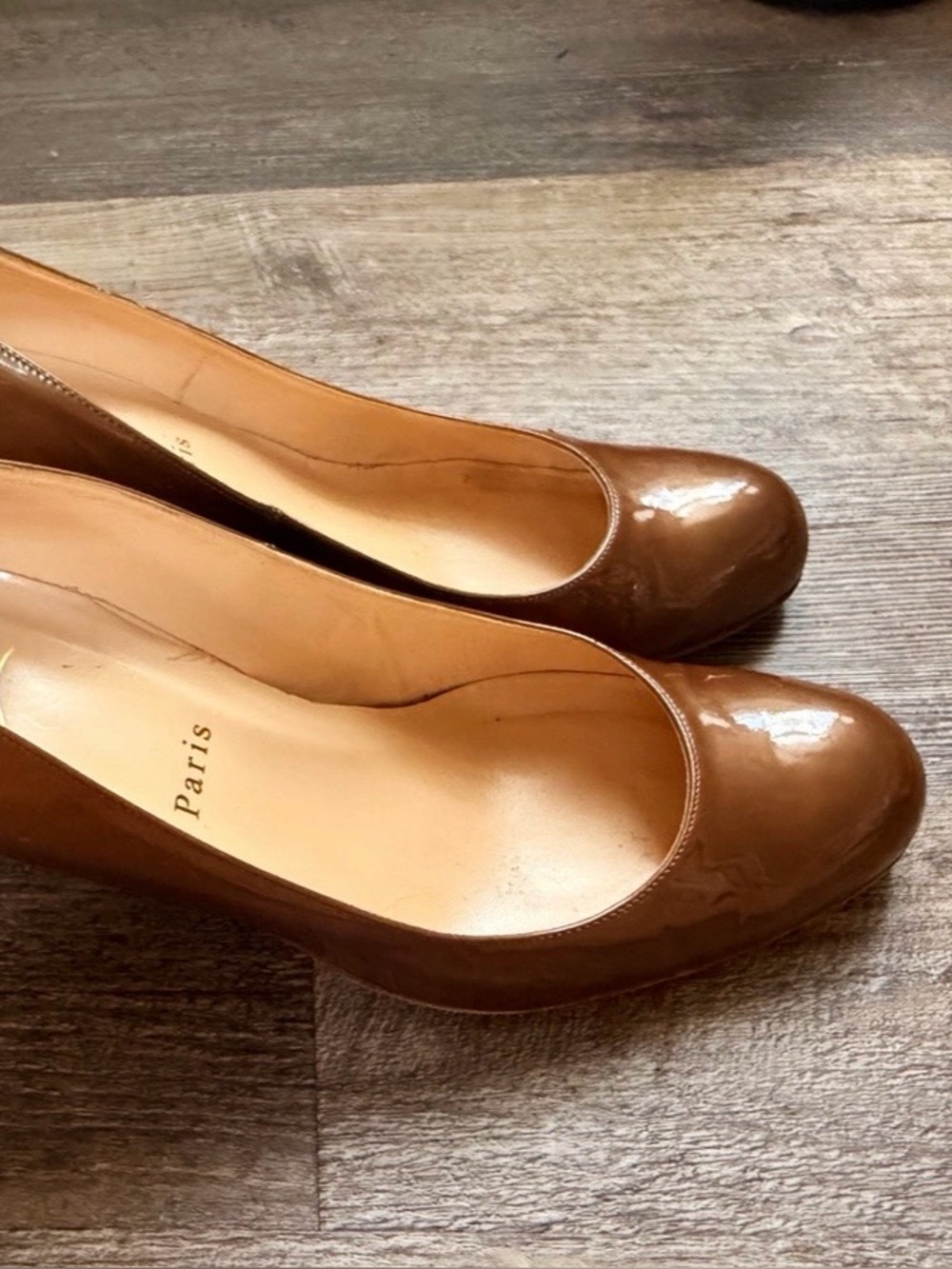 Women’s Christian Louboutin Leather Pumps - Paris